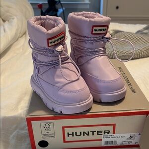 Hunter toddler Kids Lavender snow Boots